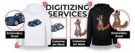 Premium Embroidery Digitizing and Vector Art Servi