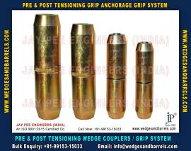 Post Tensioning wedges and barrels, pre stressed a