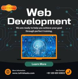 Get in touch with Tafrishaala for Web Development 