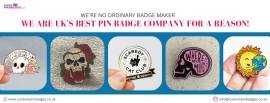 Best Personalised Die Struck Pin Badges in UK