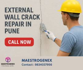 External wall crack repair in Pune