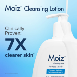 Moiz Cleansing Lotion - Gentle Face & Body Cle