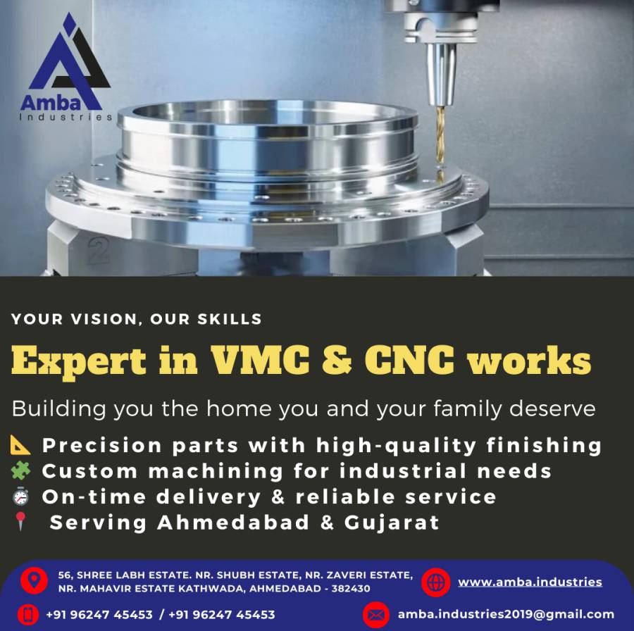 Amba industries | VMC JOB WORKS | CNC JOB WORKS