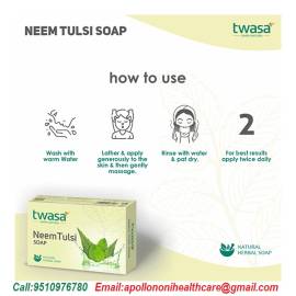 Twasa Herbal Bath Soap - Neem Tulsi 