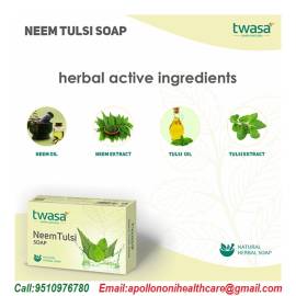 Twasa Herbal Bath Soap - Neem Tulsi 