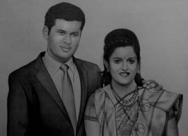 Handmade Pencil Sketch From Photograph